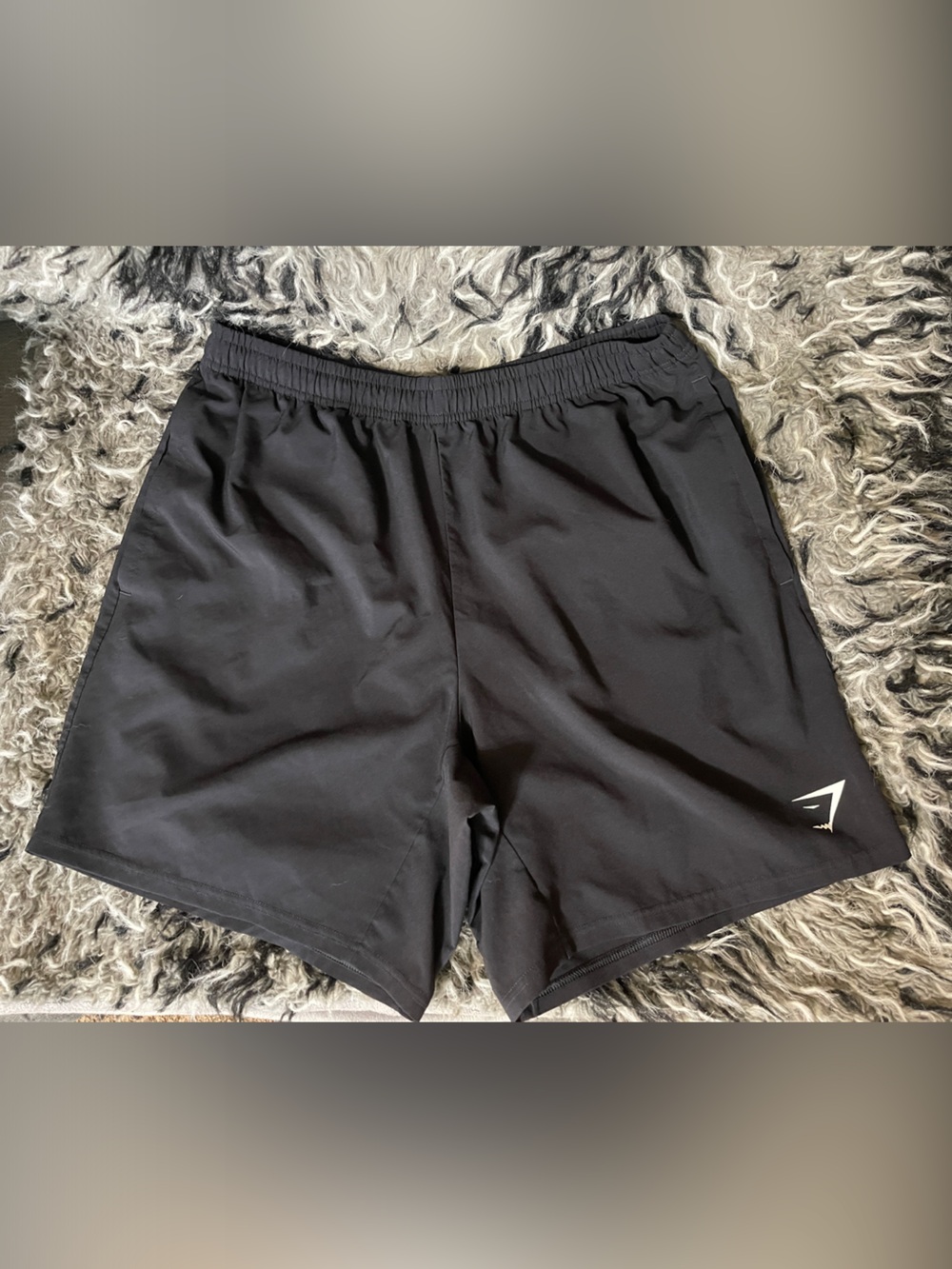Gymshark Men's Athletic Training Shorts Black Size Large Excellent Condition